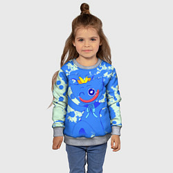 Свитшот детский Poppy Playtime Поппи Плейтайм, цвет: 3D-меланж — фото 2
