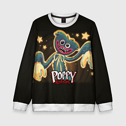 Свитшот детский POPPY PLAYTIME ГЛИТЧ ПОППИ ПЛЕЙТАЙМ, цвет: 3D-белый