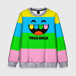 Детский свитшот Toca Boca Logo Тока Бока