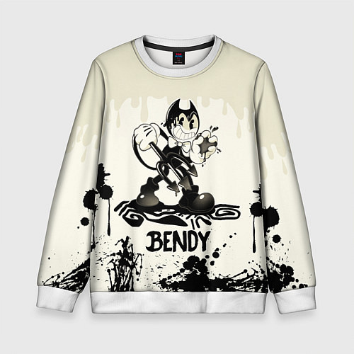 Детский свитшот Малыш Бенди / 3D-Белый – фото 1