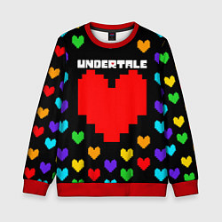 Детский свитшот UNDERTALE HEART COLOR HEROES