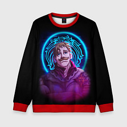 Свитшот детский ЭСКАНОР 7 СМРТЕНЫХ ГРЕХОВ НЕОН, цвет: 3D-красный