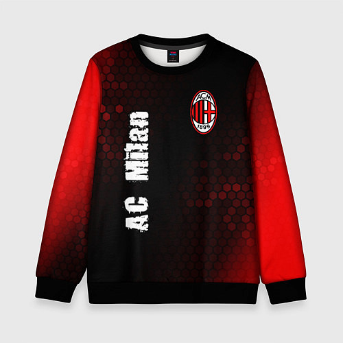 Детский свитшот AC MILAN AC Milan Графика / 3D-Черный – фото 1
