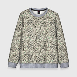 Детский свитшот Доллары Dollars