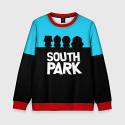 Свитшот детский Южный парк персонажи South Park, цвет: 3D-красный