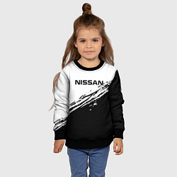 Свитшот детский Nissan ниссан, цвет: 3D-черный — фото 2