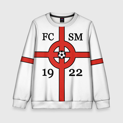 Детский свитшот FCSM-1922 / 3D-Белый – фото 1
