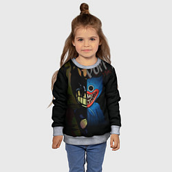 Свитшот детский POPPY PLAYTIME BENDY AND THE INK MACHINE, цвет: 3D-меланж — фото 2