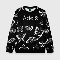 Детский свитшот Адель летящие бабочки