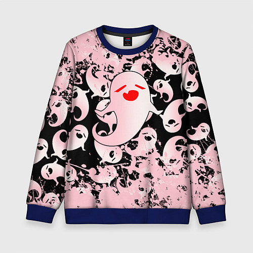 Детский свитшот Genshin Impact - Ху Тао / 3D-Синий – фото 1