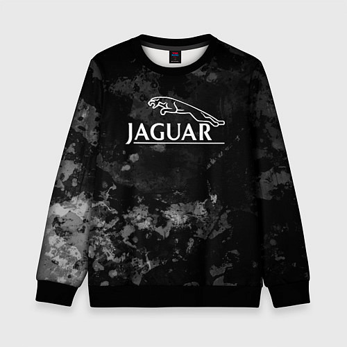 Детский свитшот Ягуар , Jaguar / 3D-Черный – фото 1