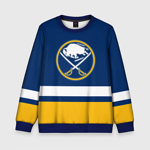 Детский свитшот Buffalo Sabres, Баффало Сейберз / 3D-Синий – фото 1