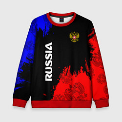 Свитшот детский Russia Патриот, цвет: 3D-красный