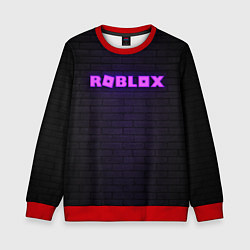 Детский свитшот ROBLOX NEON LOGO ИГРА РОБЛОКС