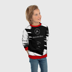 Свитшот детский Mercedes-Benz Текстура, цвет: 3D-красный — фото 2