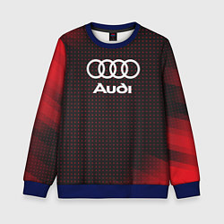 Свитшот детский Audi logo, цвет: 3D-синий