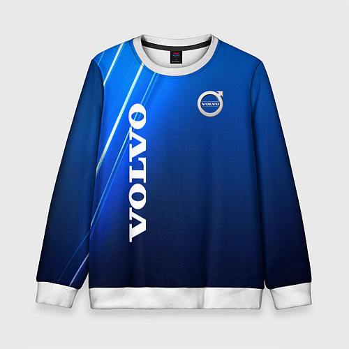 Детский свитшот Volvo Sport Auto / 3D-Белый – фото 1