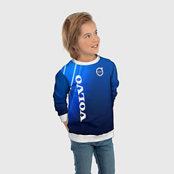 Свитшот детский Volvo Sport Auto, цвет: 3D-белый — фото 2