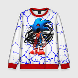 Свитшот детский СОНИК EXE ТЕМНЫЙ СОНИК, цвет: 3D-красный