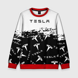 Детский свитшот Tesla - Black & White