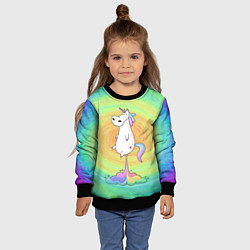 Свитшот детский На взлёт!, цвет: 3D-черный — фото 2