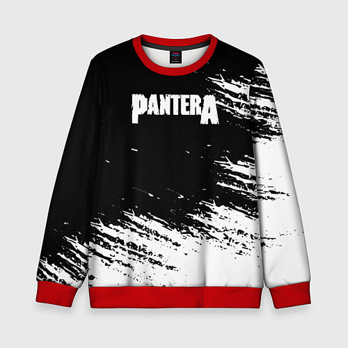 Детский свитшот Pantera Logo / 3D-Красный – фото 1