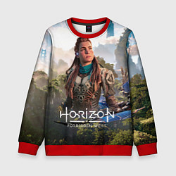 Свитшот детский Aloy Элой Horizon, цвет: 3D-красный