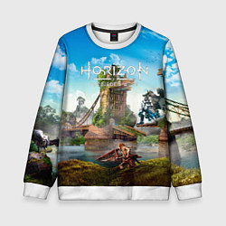 Детский свитшот Horizon Forbidden West - разрушенный мост