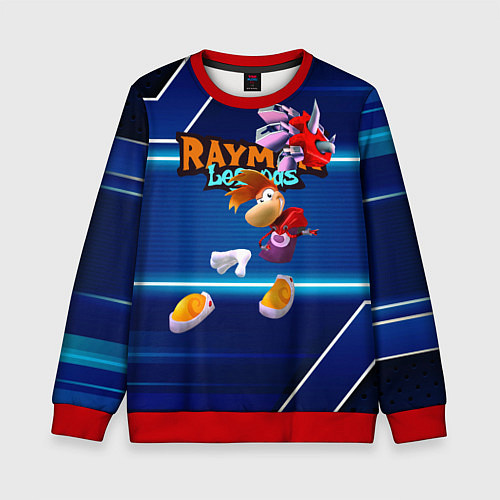Детский свитшот Rayman Legends Blue / 3D-Красный – фото 1
