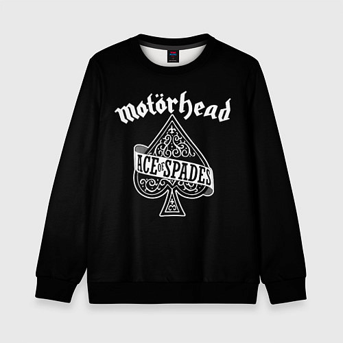 Детский свитшот Motorhead Моторхед / 3D-Черный – фото 1