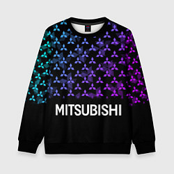 Свитшот детский MITSUBISHI NEON PATTERN, цвет: 3D-черный