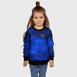 Свитшот детский Мазда mazda, цвет: 3D-черный — фото 2