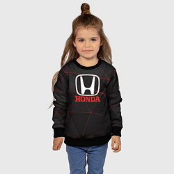 Свитшот детский HONDA спорт авто, цвет: 3D-черный — фото 2