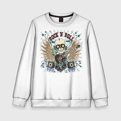 Детский свитшот ROCKNROLL музыкант