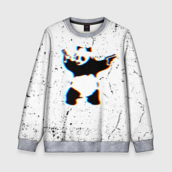 Детский свитшот Banksy Panda with guns Бэнкси