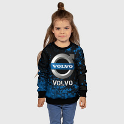 Свитшот детский ВОЛЬВО Volvo Арт, цвет: 3D-черный — фото 2