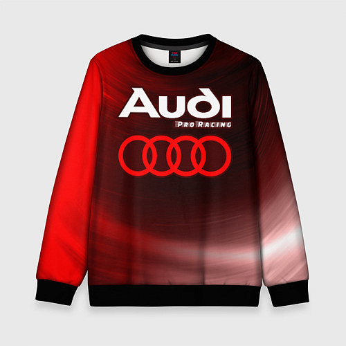 Детский свитшот AUDI Pro Racing Звезды / 3D-Черный – фото 1