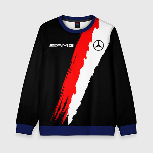 Детский свитшот MERCEDES BENZ КРАСКА / 3D-Синий – фото 1