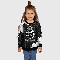 Свитшот детский REAL MADRID Real Madrid Графика, цвет: 3D-черный — фото 2