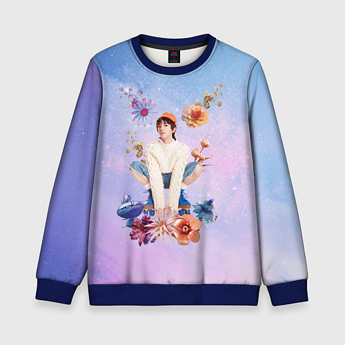 Детский свитшот Хуа Ченьюй марсианские цветы HCY / 3D-Синий – фото 1