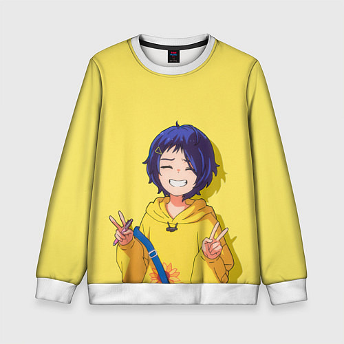 Детский свитшот ПРИОРИТЕТ ЧУДО-ЯЙЦА ОТО АЙ / 3D-Белый – фото 1