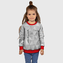 Свитшот детский JAGUR геометрические фигуры, цвет: 3D-красный — фото 2