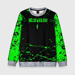 Свитшот детский Билли айлиш billie eilish, цвет: 3D-меланж