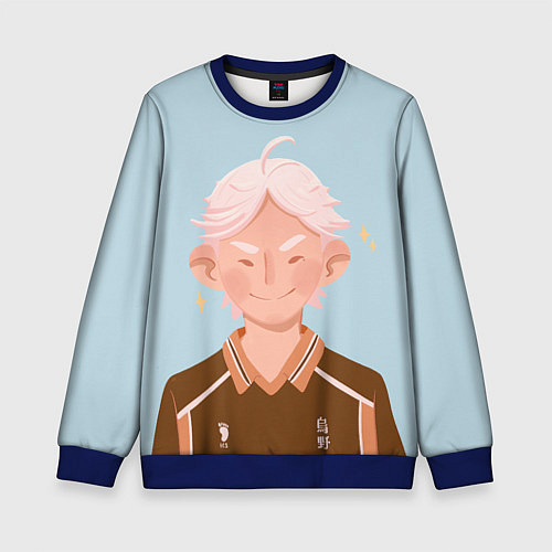 Детский свитшот Милый Коси / 3D-Синий – фото 1