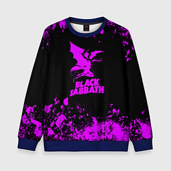 Свитшот детский Black Sabbath metal, цвет: 3D-синий