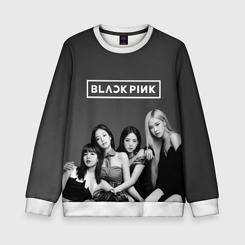 Детский свитшот BLACKPINK BW Divas / 3D-Белый – фото 1