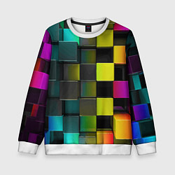 Детский свитшот Colored Geometric 3D pattern