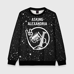 Детский свитшот Asking Alexandria - КОТ - Краска