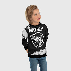 Свитшот детский Mayhem КОТ Краска, цвет: 3D-черный — фото 2