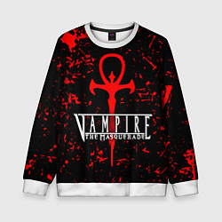Свитшот детский Vampire The Masquerade Bloodlines, цвет: 3D-белый